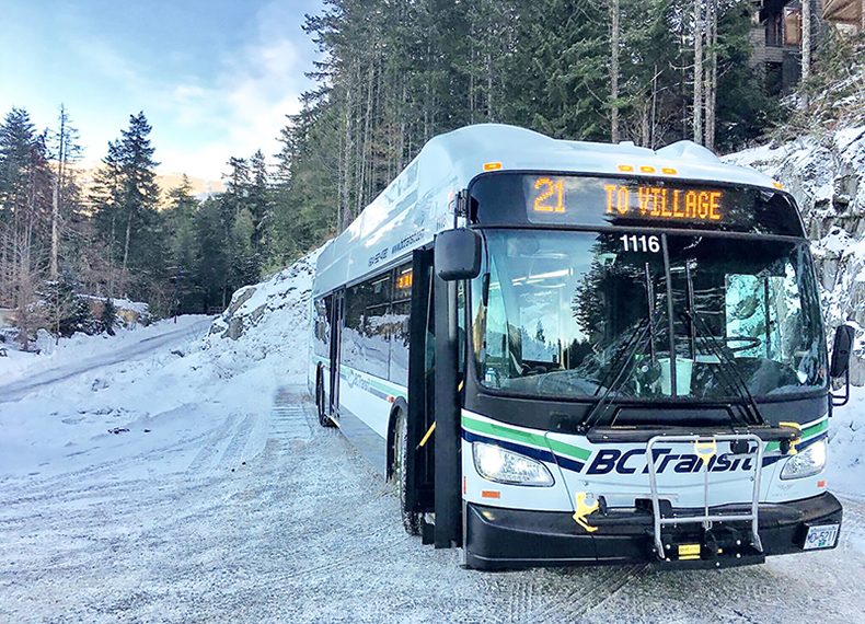 برنامه زمستانی Whistler Transit از 3 دسامبر آغاز می شود