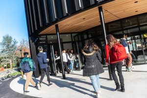 students at UBC campus