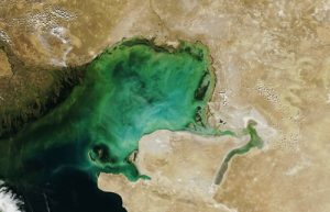دریای خزر در حال کوچک شدن است